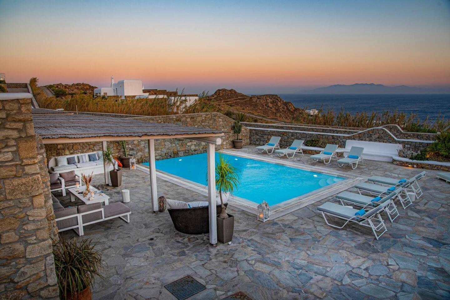 Mando Pool Villas W Sea Views - Five Bedrooms Super Paradise Beach  Luaran gambar